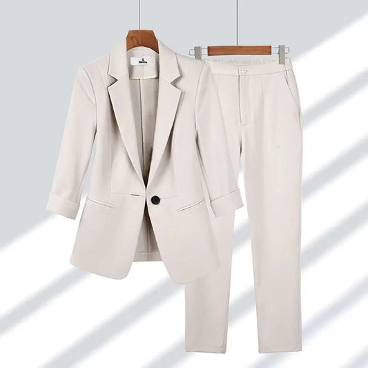 white set suit women