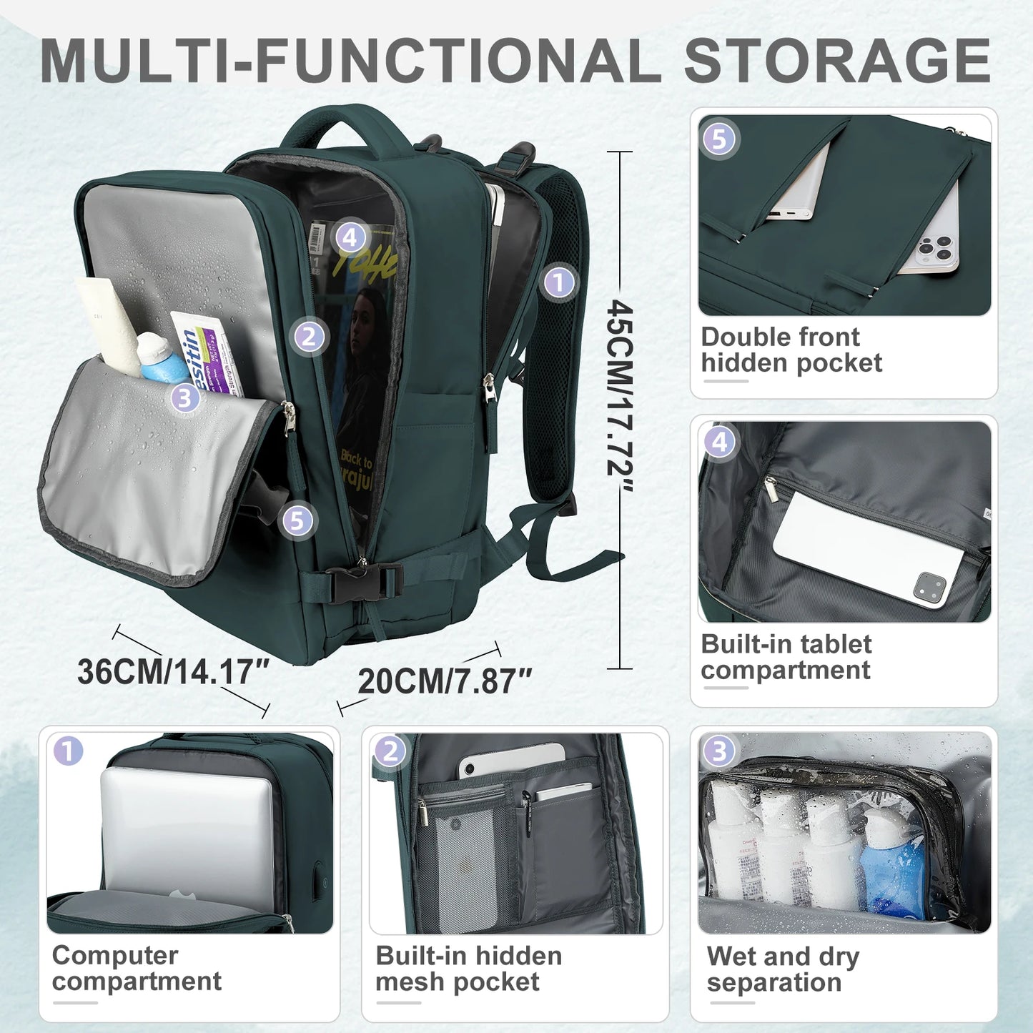 Cabin Size Laptop Backpack