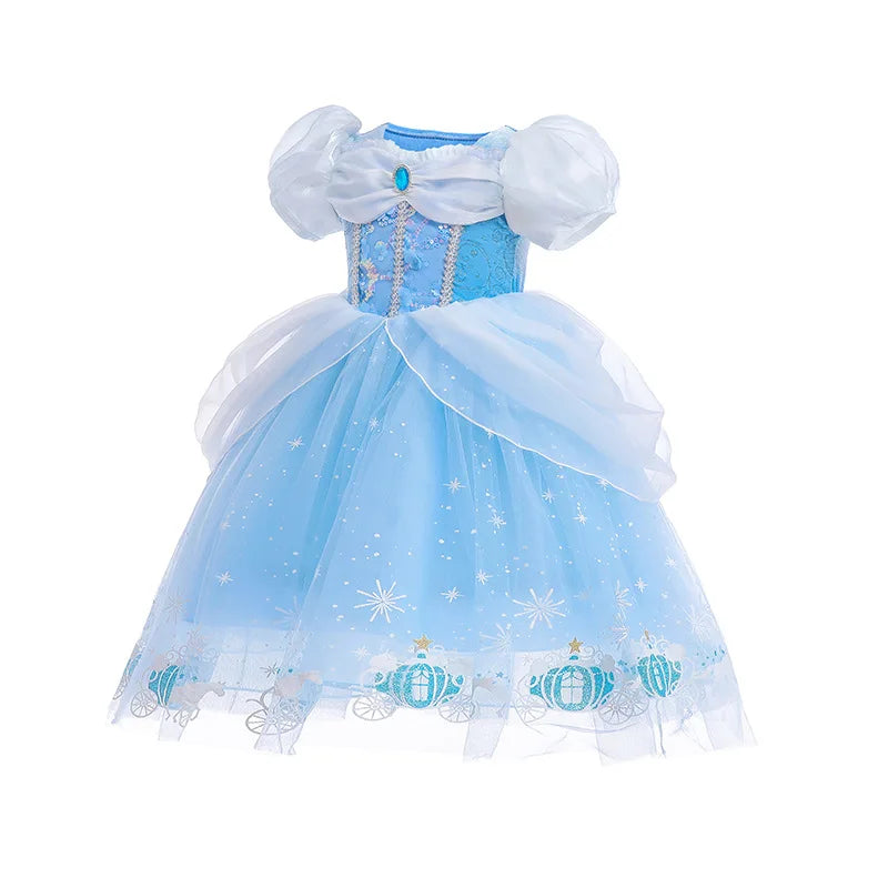 Cinderella Princess Girls Costume for Kids