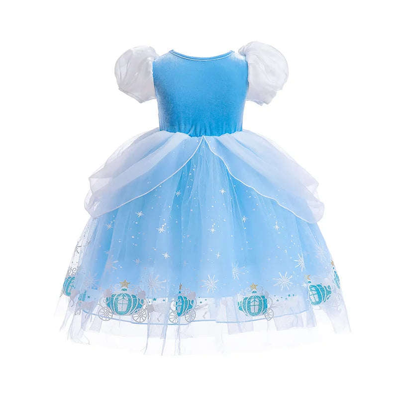 Cinderella Princess Girls Costume for Kids